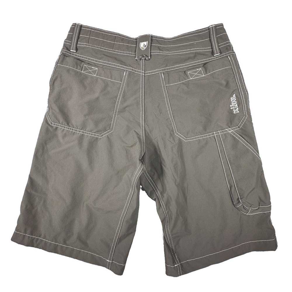 Kuhl Mens Renegade Outdoor Hiking Performance Stretch Cargo Shorts 32 X 12 Brown